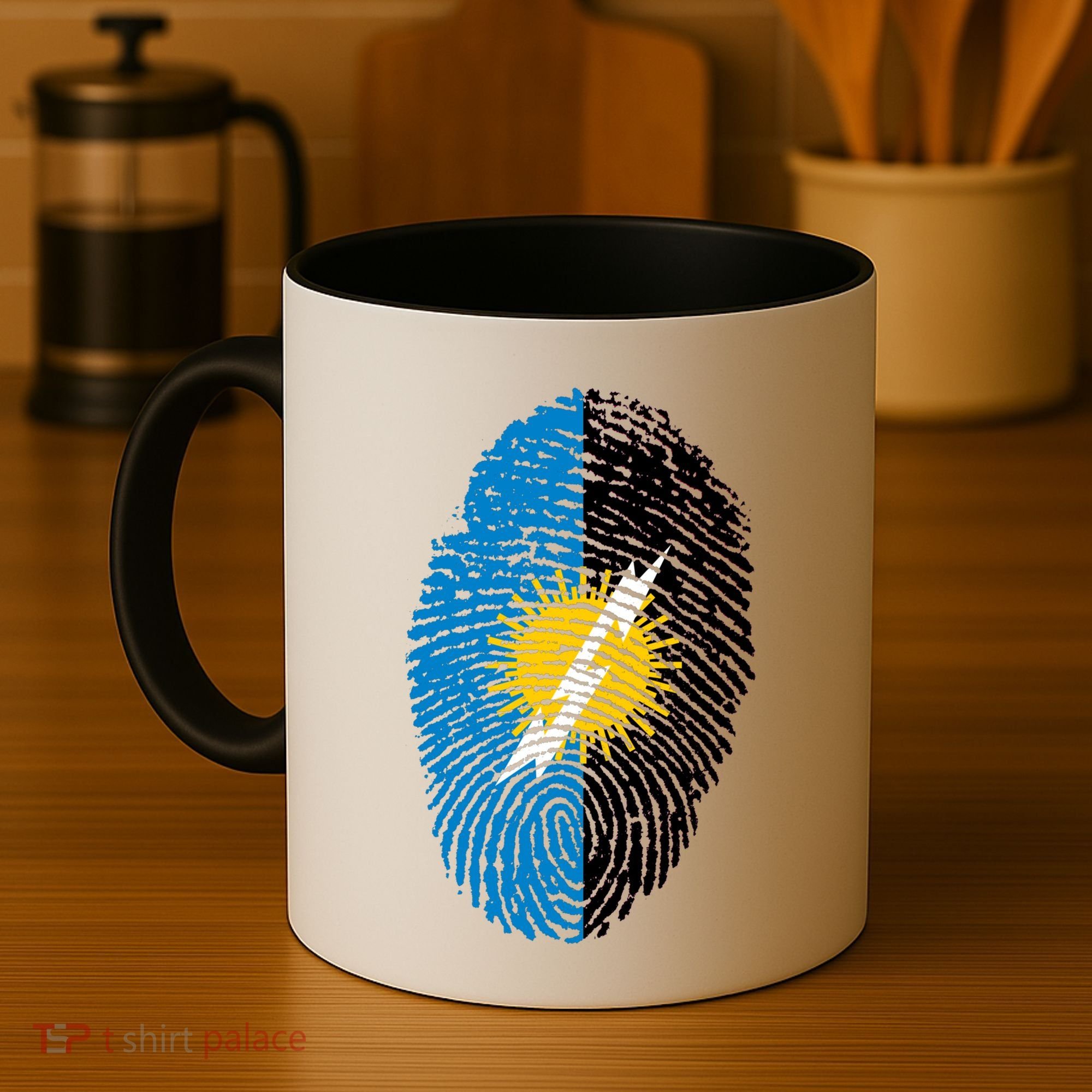 Zulia Flag Fingerprint Venezuela Gift Coffee Mug