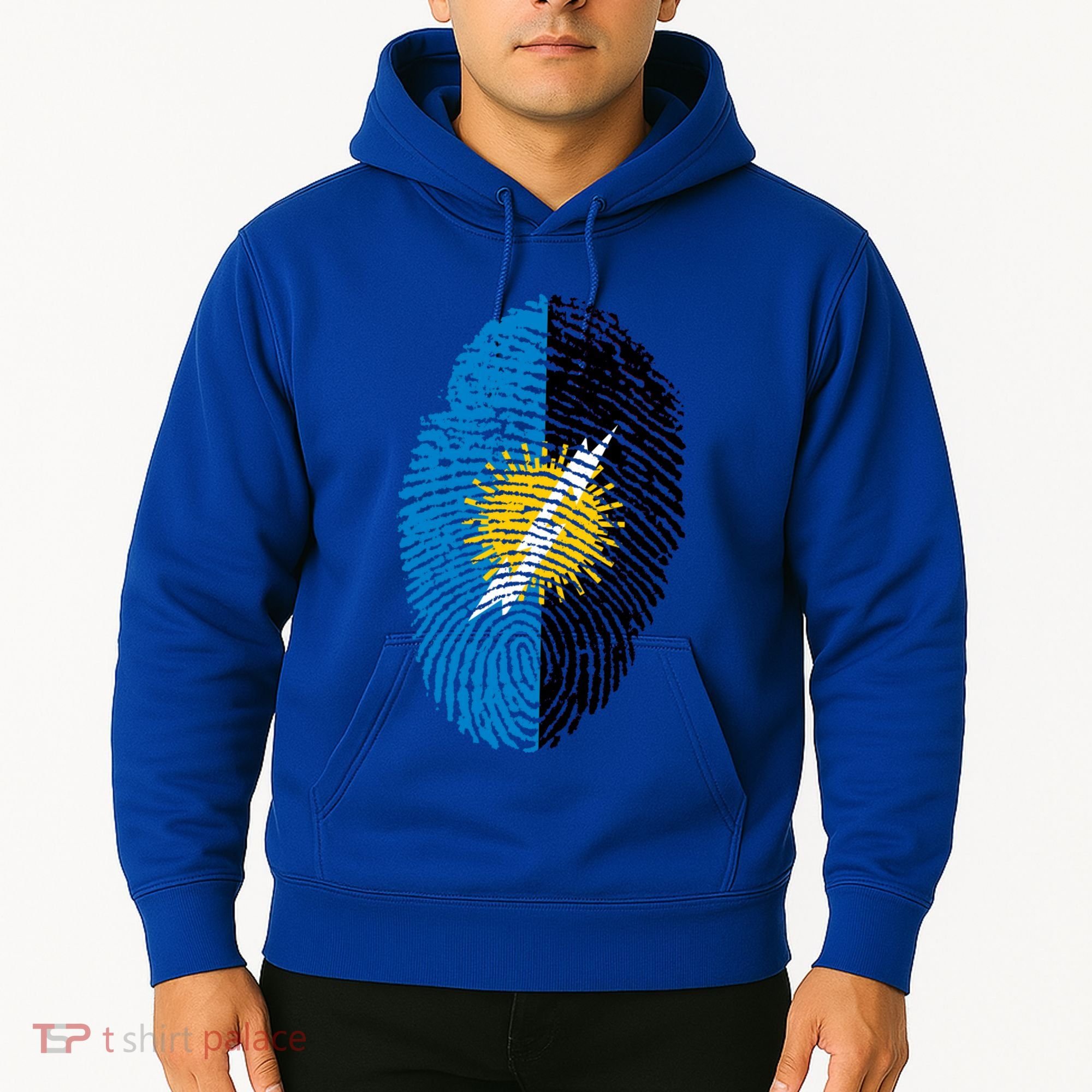 Zulia Flag Fingerprint Venezuela Gift Hoodie