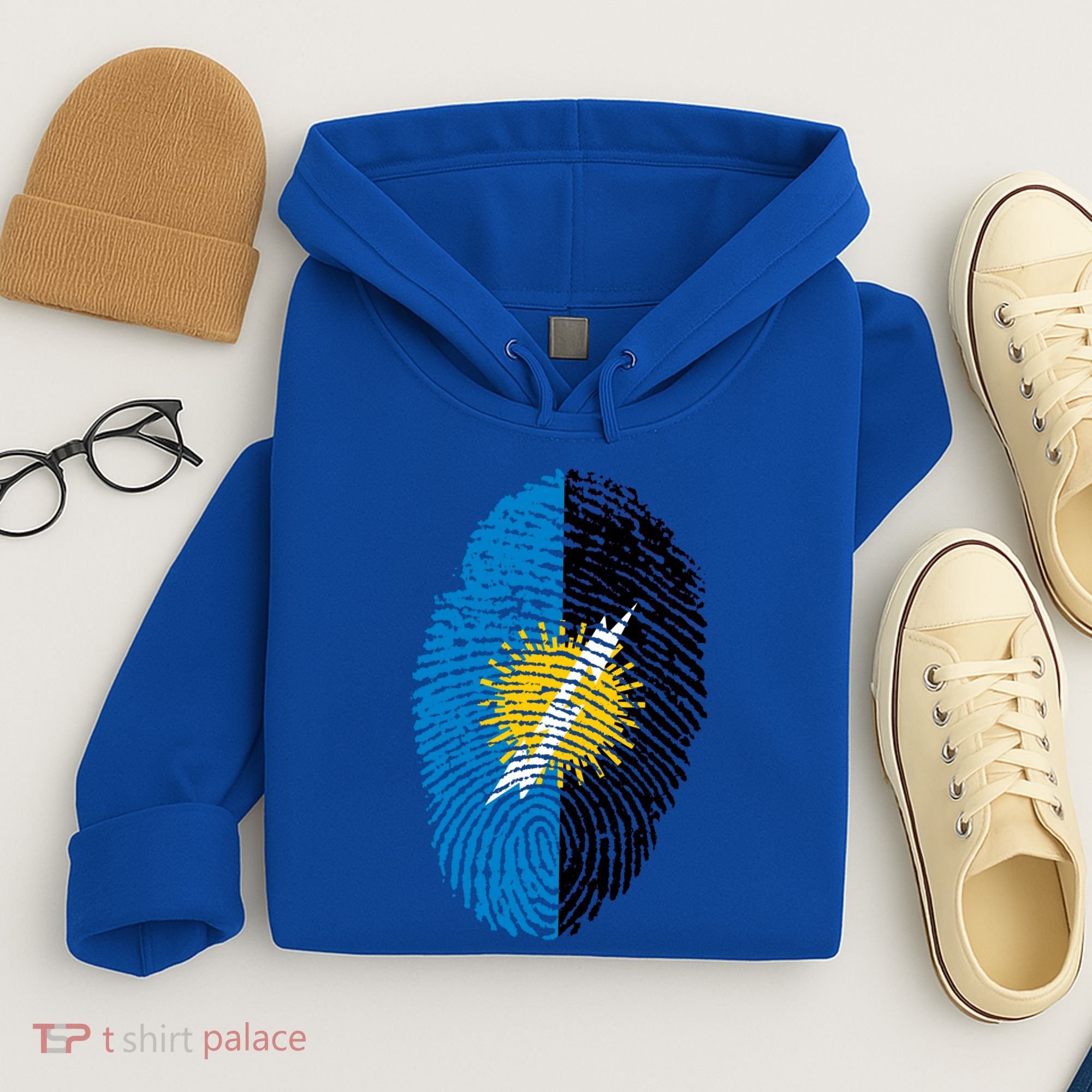 Zulia Flag Fingerprint Venezuela Gift Hoodie