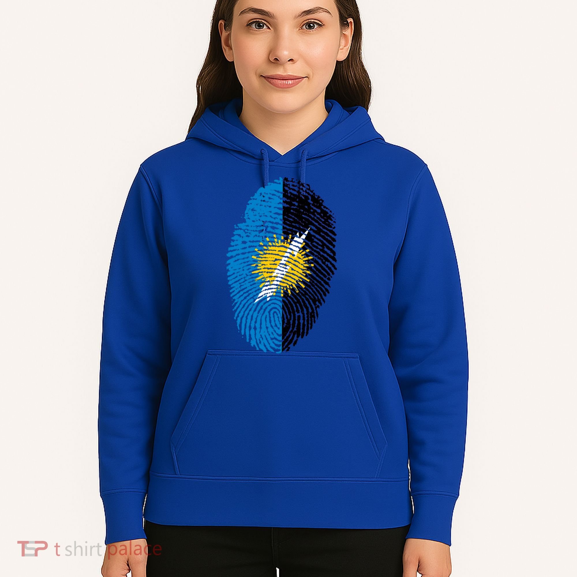 Zulia Flag Fingerprint Venezuela Gift Hoodie