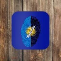 Zulia Flag Fingerprint Venezuela Gift Coaster thumb 0
