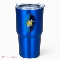 Zulia Flag Fingerprint Venezuela Gift Tumbler thumb 0