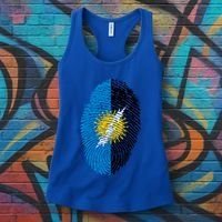 Zulia Flag Fingerprint Venezuela Gift Women's Tank Top thumb 3