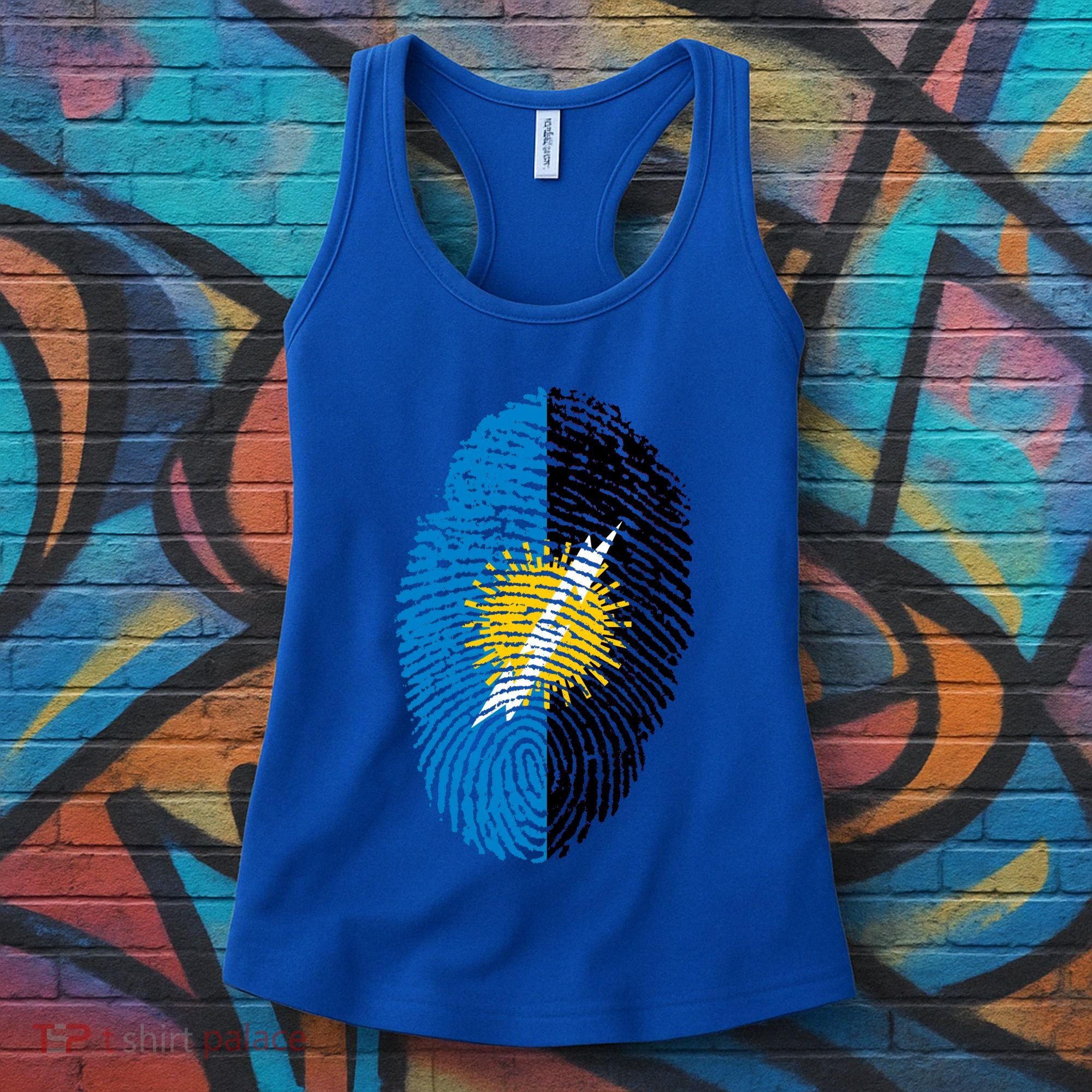 Zulia Flag Fingerprint Venezuela Gift Women's Tank Top
