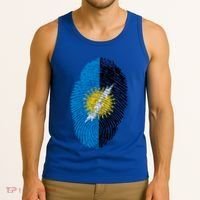 Zulia Flag Fingerprint Venezuela Gift Tank Top thumb 3
