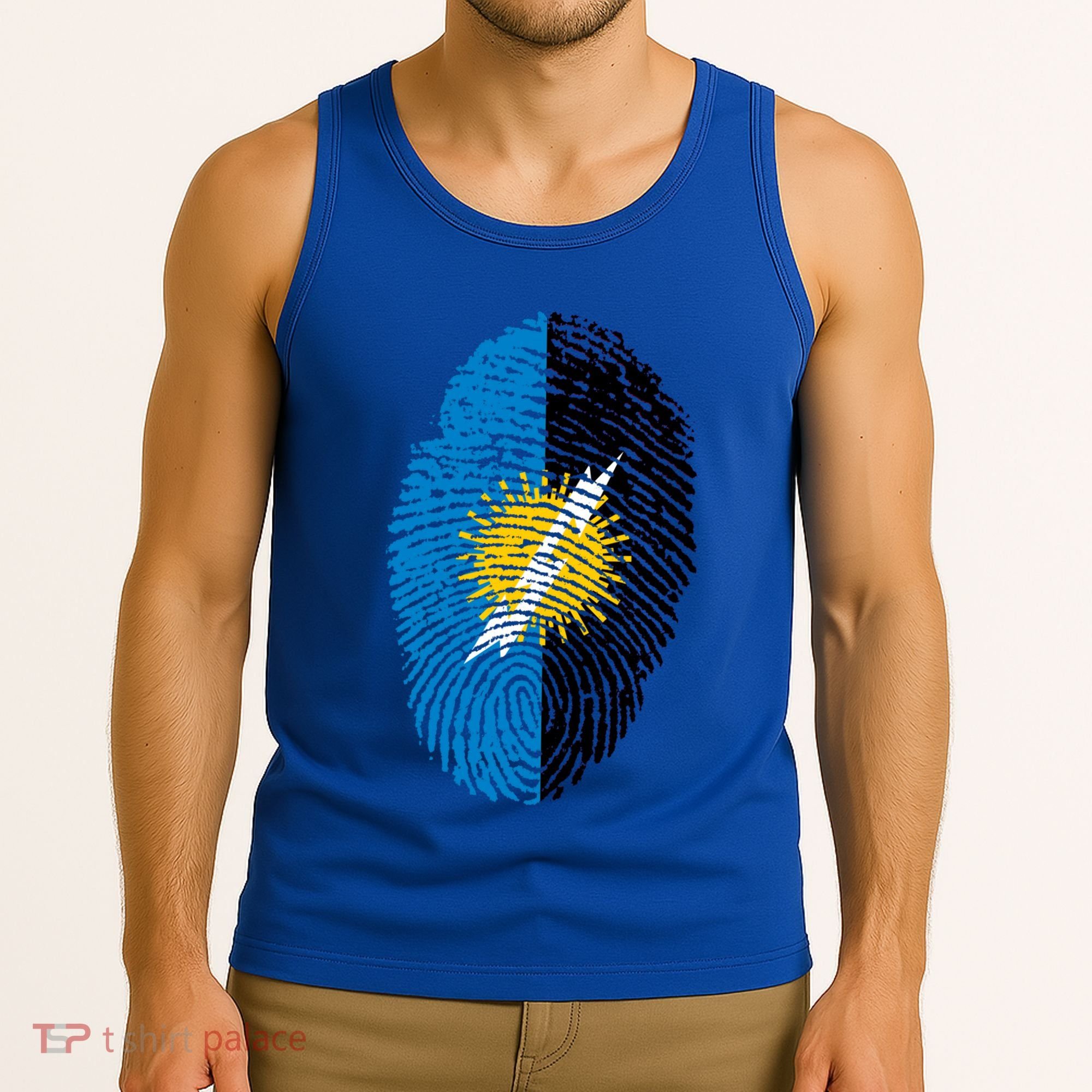 Zulia Flag Fingerprint Venezuela Gift Tank Top