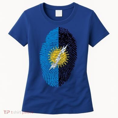 Zulia Flag Fingerprint Venezuela Gift Women's T-Shirt