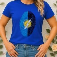 Zulia Flag Fingerprint Venezuela Gift Women's T-Shirt thumb 2