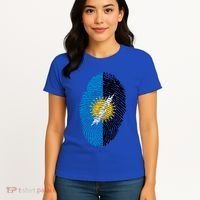 Zulia Flag Fingerprint Venezuela Gift Women's T-Shirt thumb 4