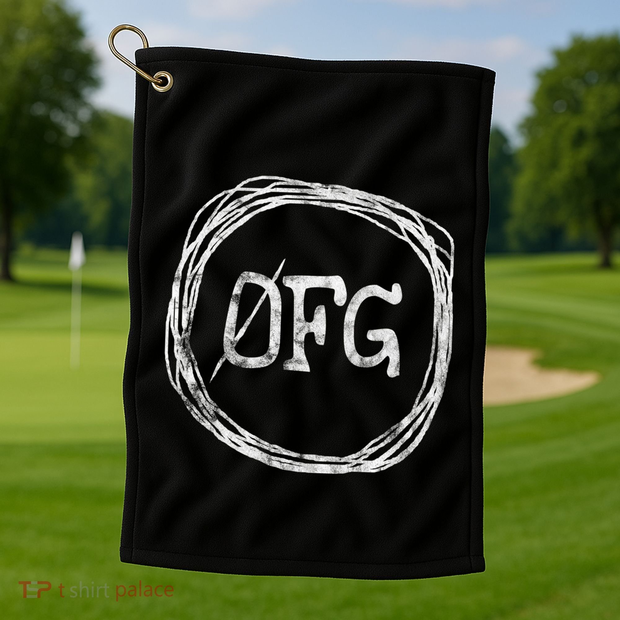 Zero Fucks Given 0 Fucks Given 0fg Gift Funny Gift Golf Towel