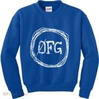 Zero Fucks Given 0 Fucks Given 0fg Gift Funny Gift Kids Sweatshirt thumb 0
