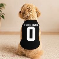 Zero Fucks Given Doggie Tank thumb 2
