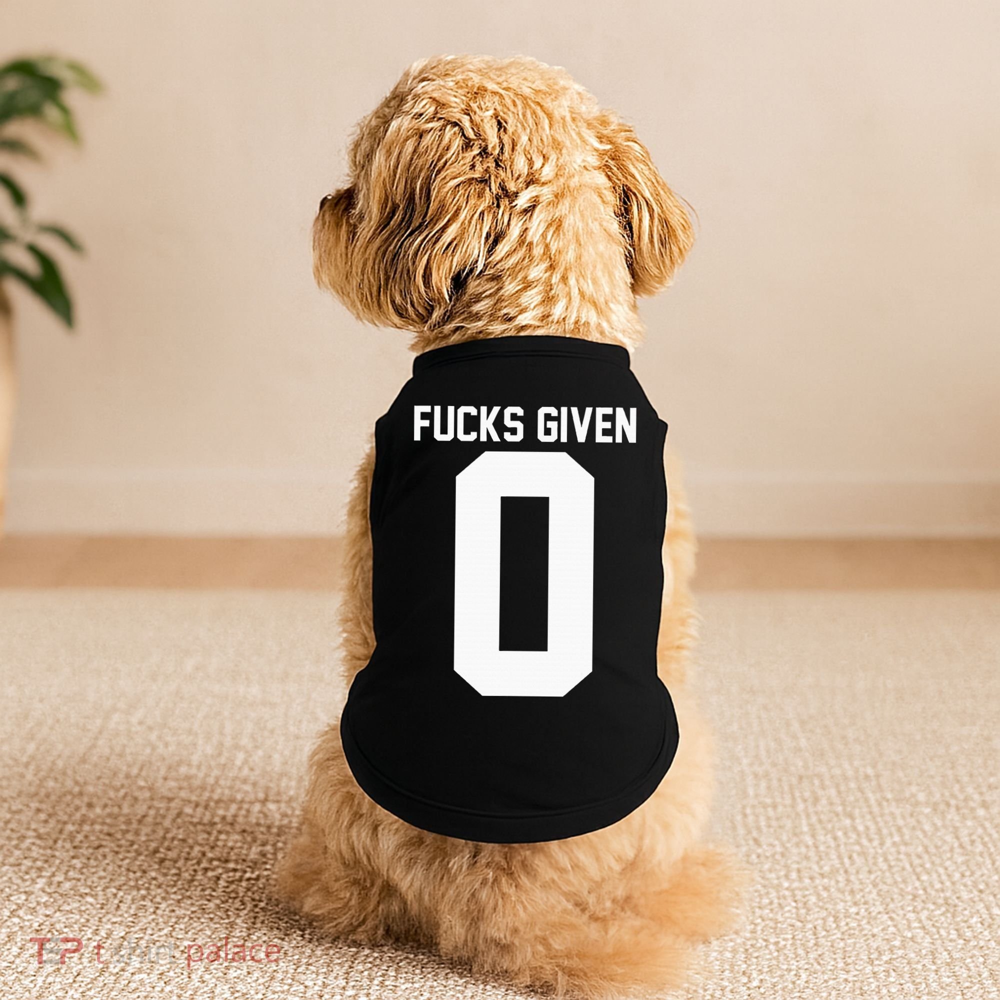 Zero Fucks Given Doggie Tank