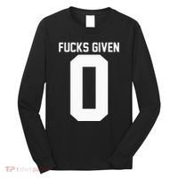 Zero Fucks Given Long Sleeve Shirt thumb 0