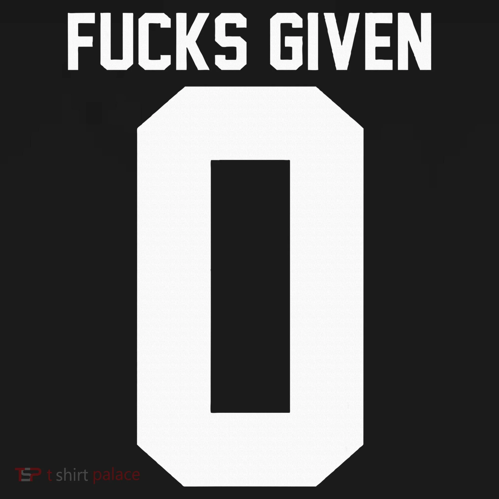 Zero Fucks Given Apron