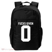 Zero Fucks Given Backpack thumb 0