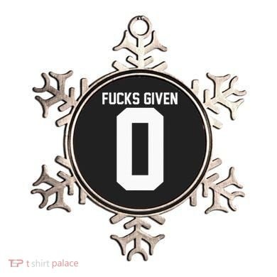 Zero Fucks Given Ornament
