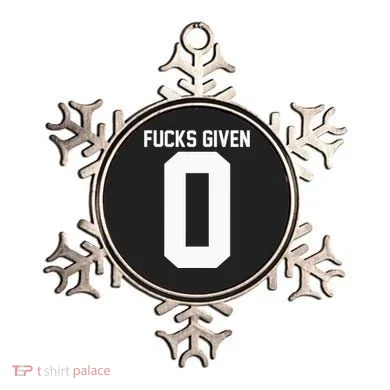 Zero Fucks Given Ornament