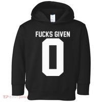 Zero Fucks Given Toddler Hoodie thumb 0