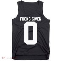 Zero Fucks Given Tank Top thumb 0