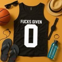 Zero Fucks Given Tank Top thumb 4