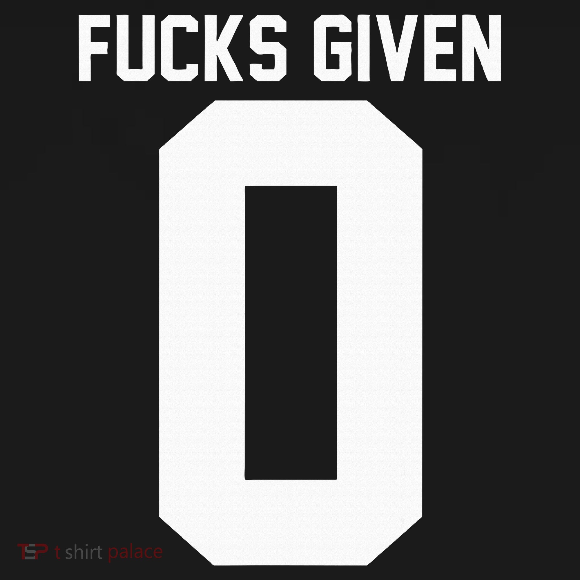 Zero Fucks Given Tank Top