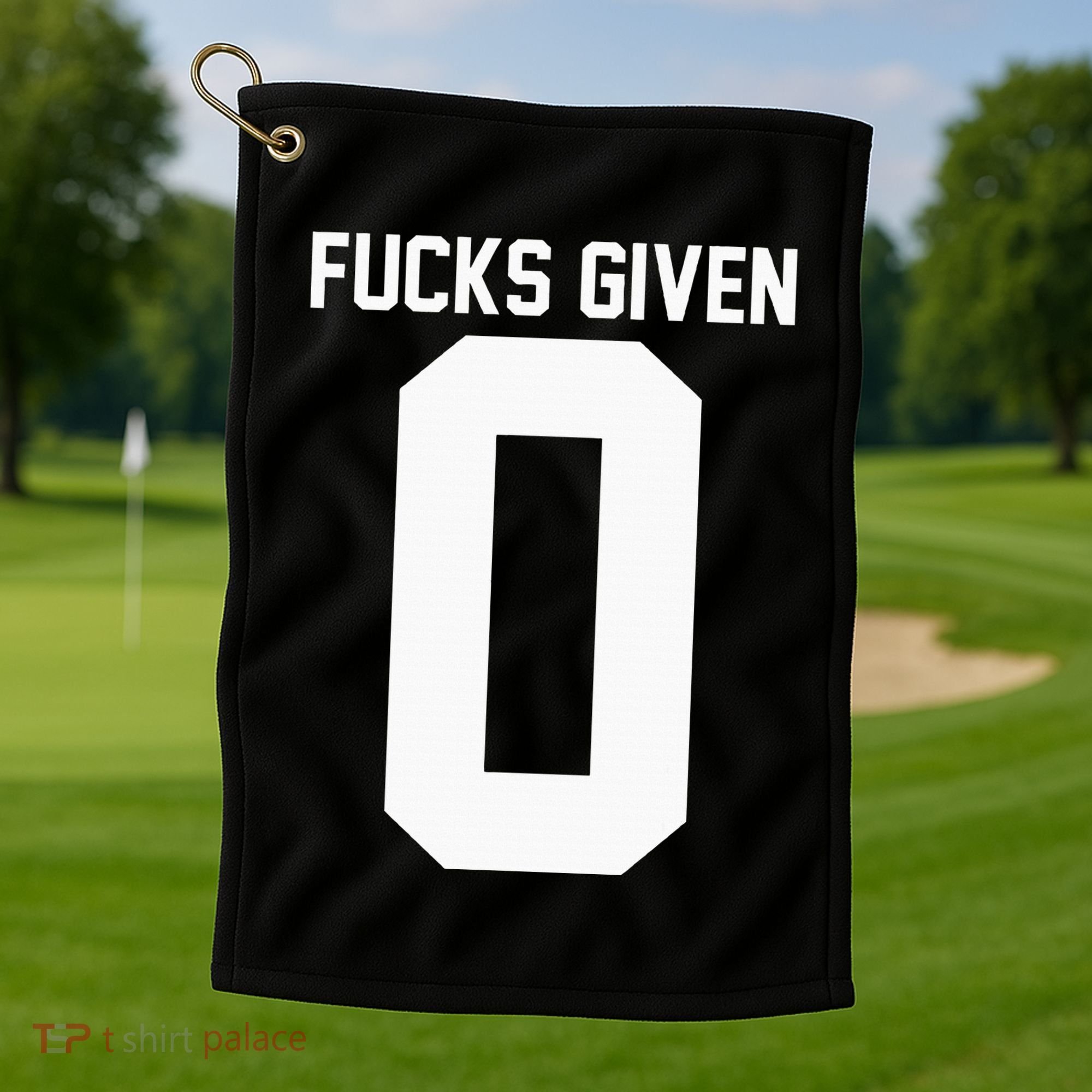 Zero Fucks Given Golf Towel