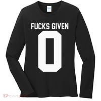 Zero Fucks Given Women's Long Sleeve Shirt thumb 0