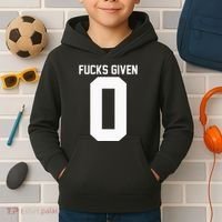 Zero Fucks Given Kids Hoodie thumb 2