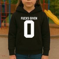 Zero Fucks Given Kids Hoodie thumb 3