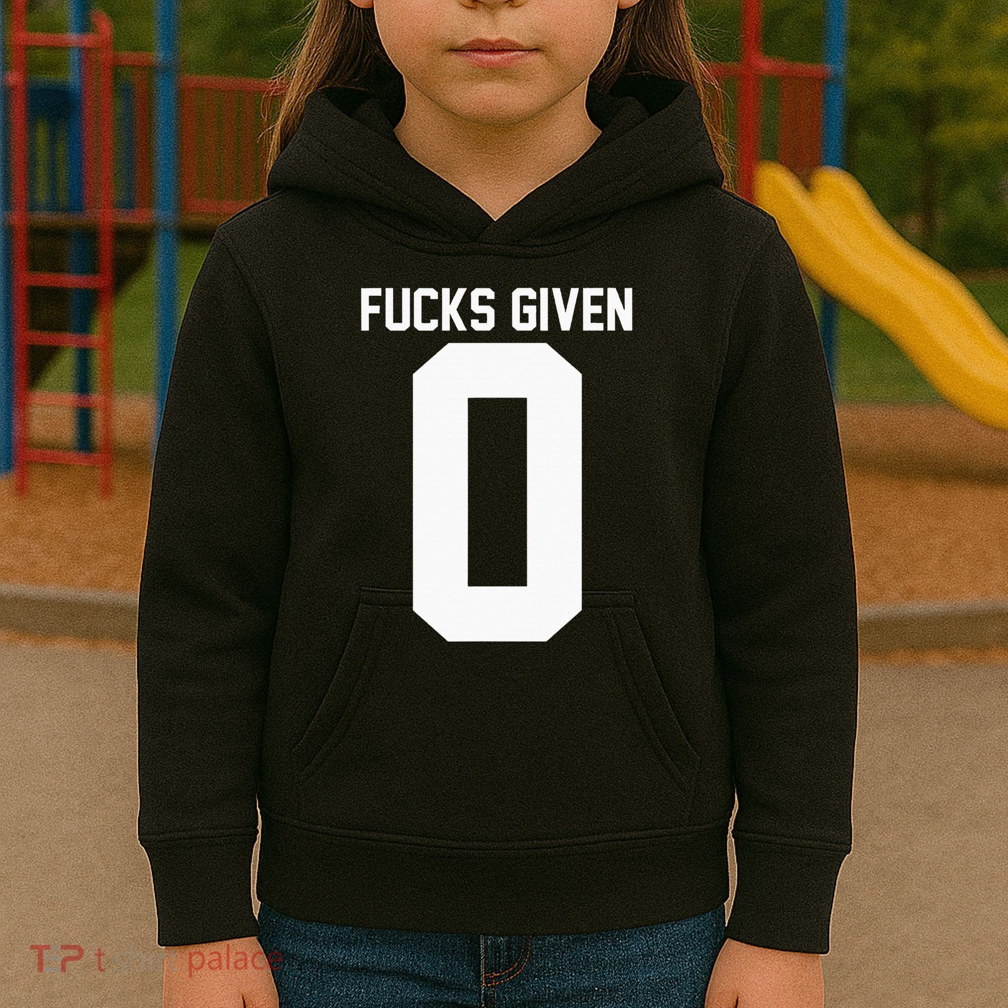 Zero Fucks Given Kids Hoodie