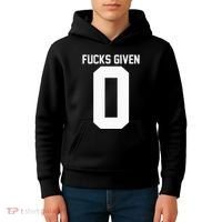 Zero Fucks Given Kids Hoodie thumb 4
