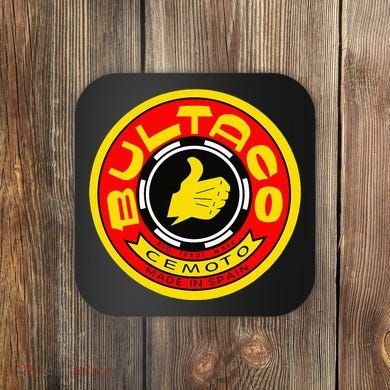 Zero Fucks Given Vintage Bultaco Motorcycle Coaster