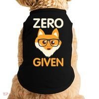 Zero Fox Given Funny Foxes Glasses Don't Care No Fox Given Doggie Tank thumb 0