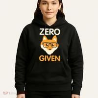 Zero Fox Given Funny Foxes Glasses Don't Care No Fox Given Hoodie thumb 5