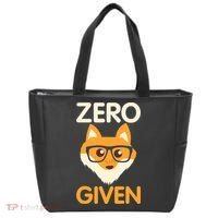 Zero Fox Given Funny Foxes Glasses Don't Care No Fox Given Tote Bag thumb 0