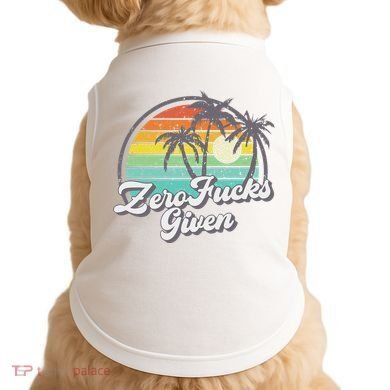 Zero Fucks Given Doggie Tank