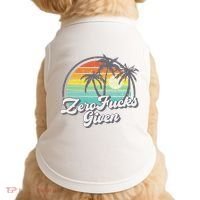 Zero Fucks Given Doggie Tank thumb 0