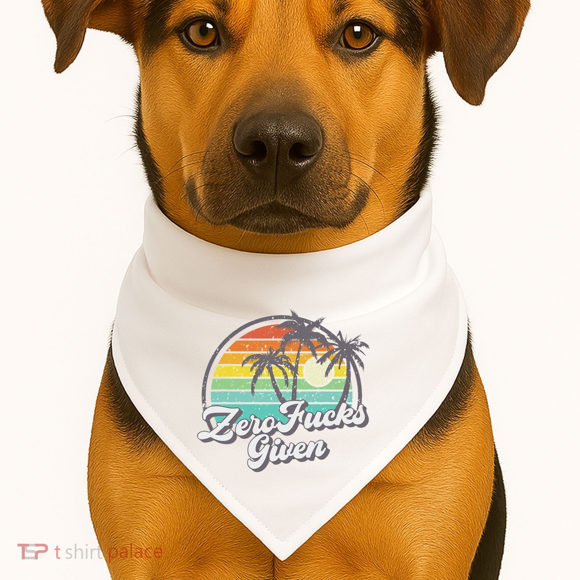 Zero Fucks Given USA-Made Doggie Bandana