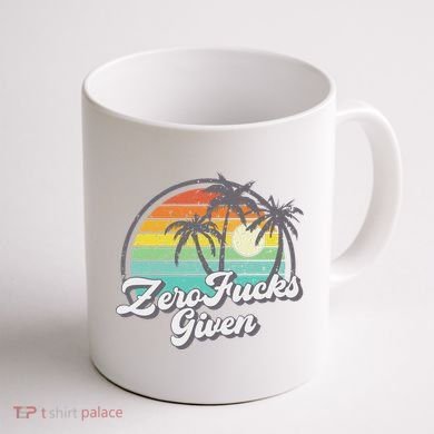 Zero Fucks Given Coffee Mug back