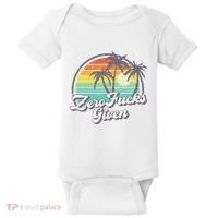 Zero Fucks Given Baby Bodysuit thumb 0