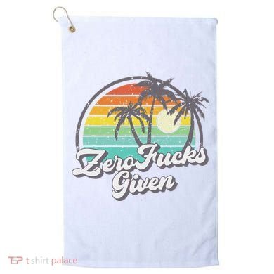 Zero Fucks Given Golf Towel
