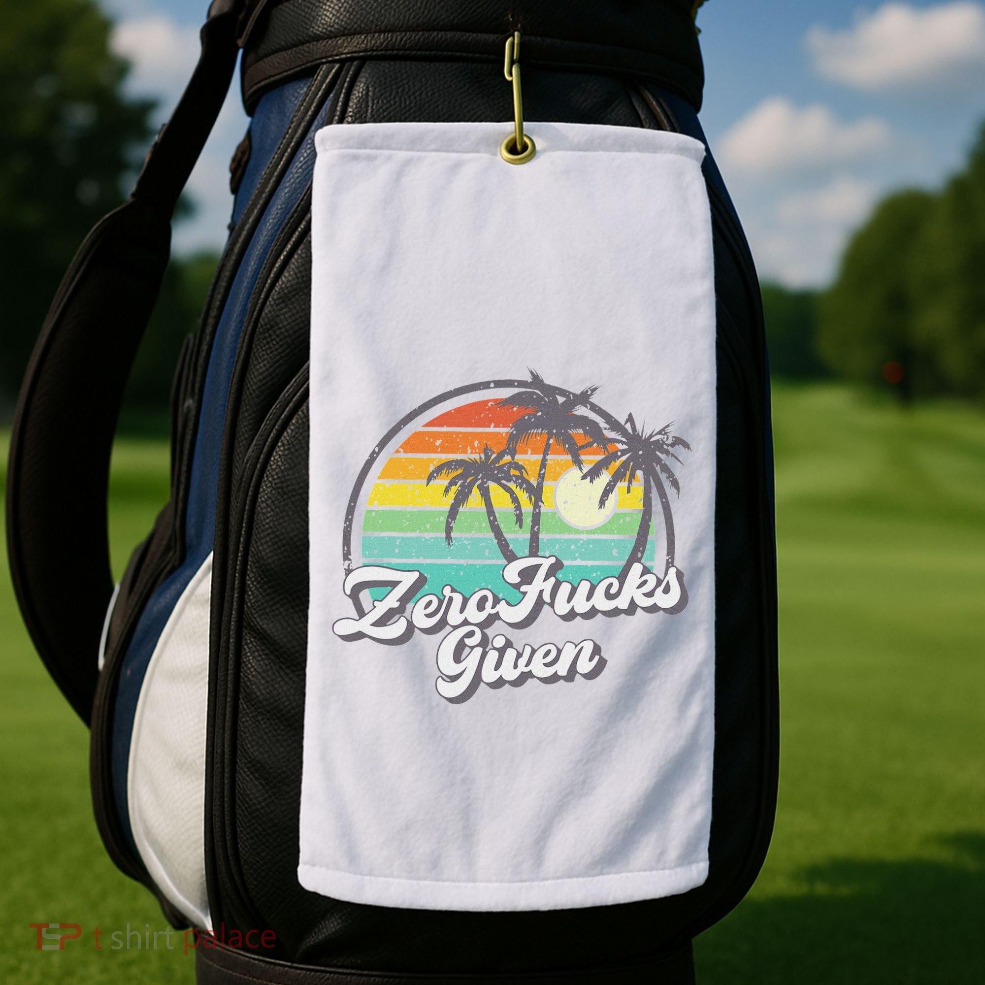 Zero Fucks Given Golf Towel