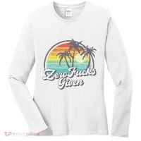 Zero Fucks Given Women's Long Sleeve Shirt thumb 0