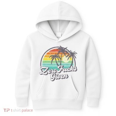 Zero Fucks Given Kids Hoodie