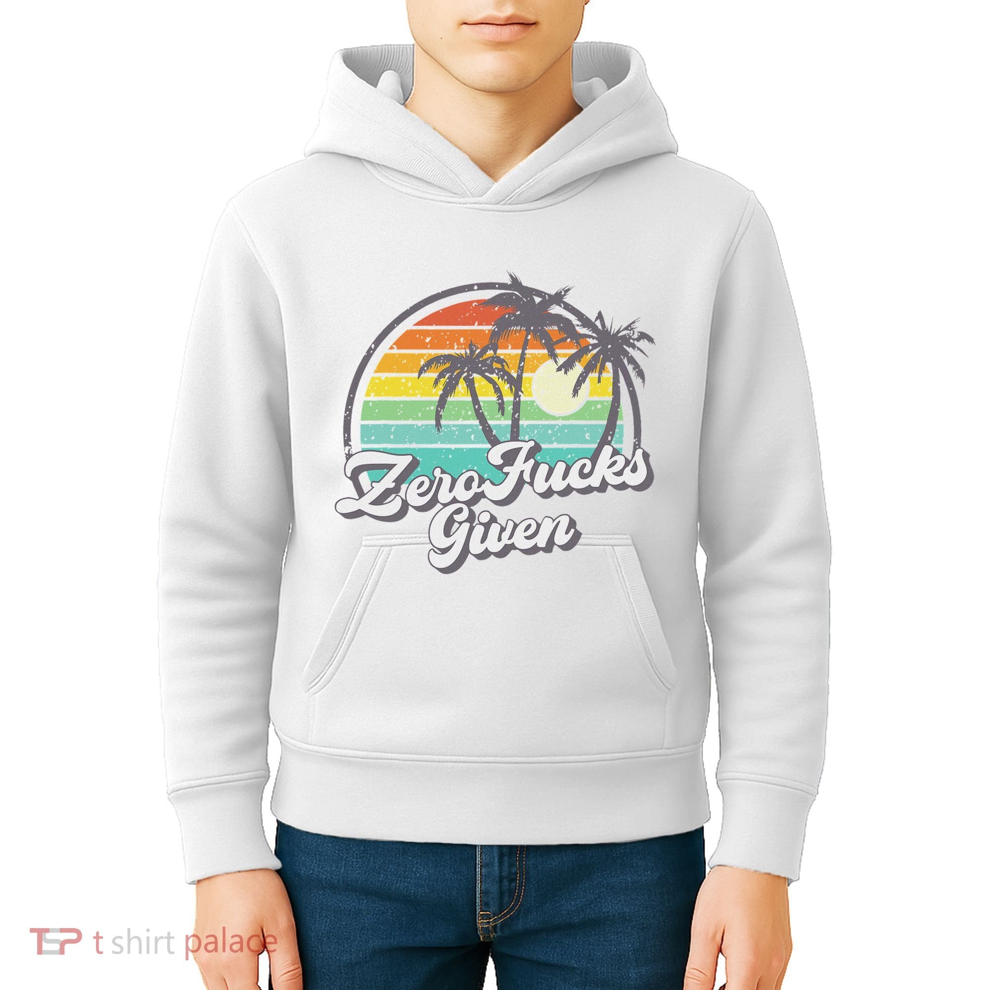 Zero Fucks Given Kids Hoodie