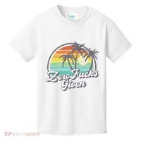 Zero Fucks Given Kids T-Shirt thumb 0