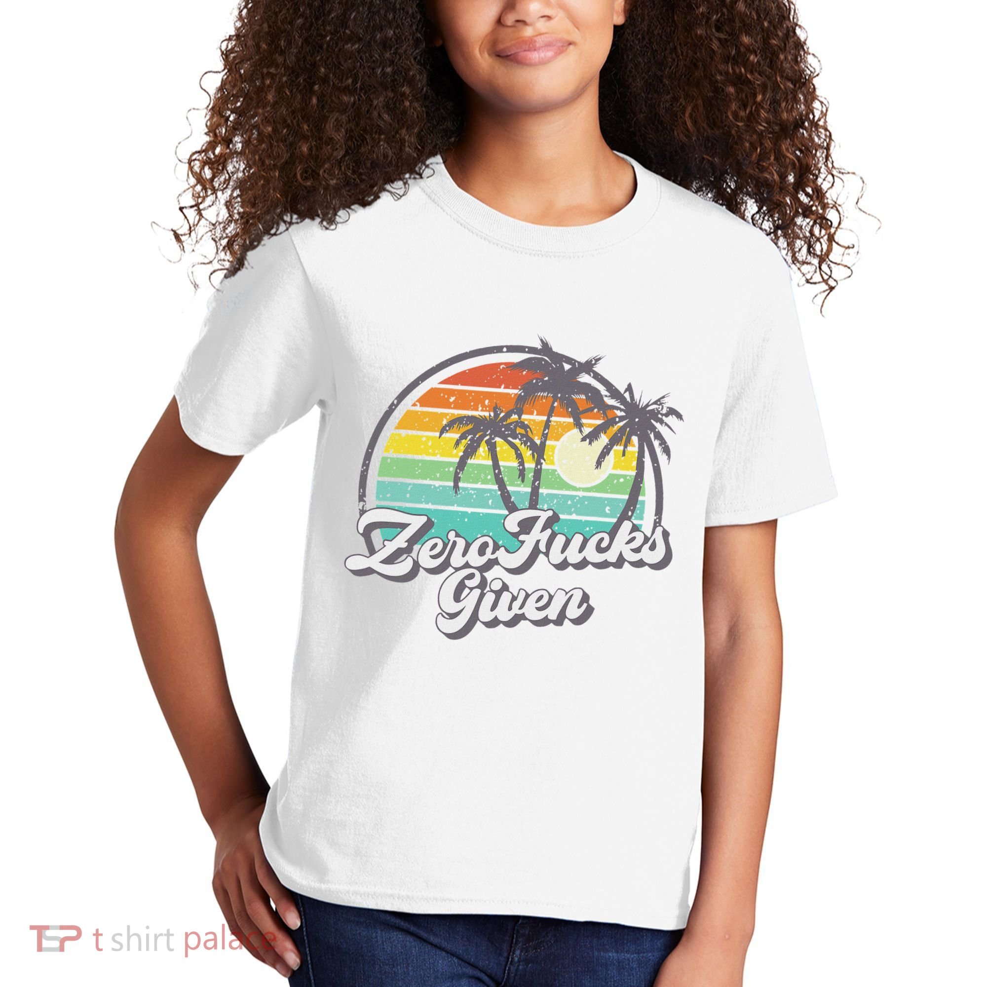 Zero Fucks Given Kids T-Shirt
