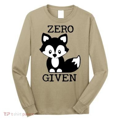 Zero Foxes Given Kawaii Little Fox Long Sleeve Shirt