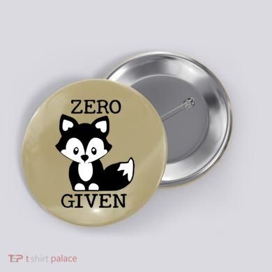 Zero Foxes Given Kawaii Little Fox Button